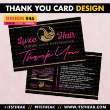 Thank You Card Design #46
