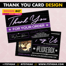 Thank You Card Design #47