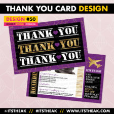 Thank You Card Design #50