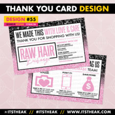 Thank You Card Design #55