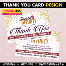Thank You Card Design #56