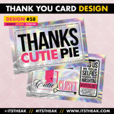 Thank You Card Design #58