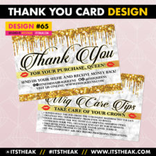 Thank You Card Design #65