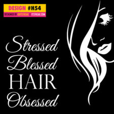 Hair Extensions Social Media Graphic Design #54