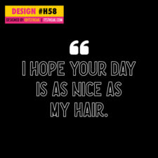 Hair Extensions Social Media Graphic Design #58
