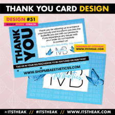 Thank You Card Design #51a