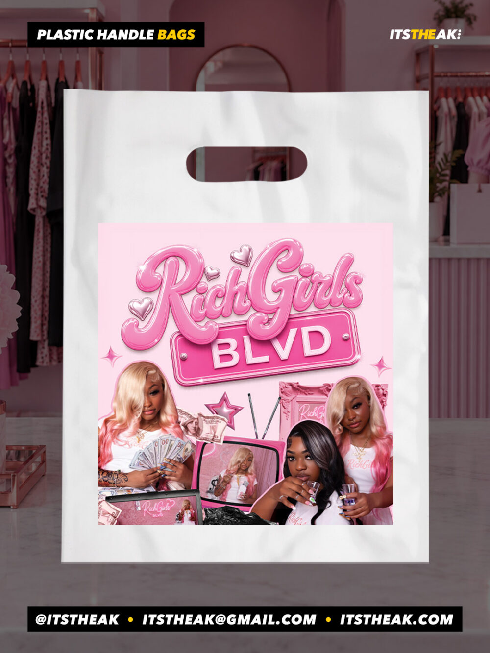 Plastic Handle Bags
