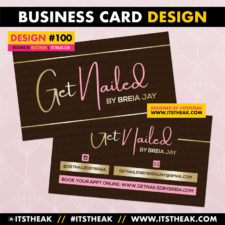 Business Card Design #100