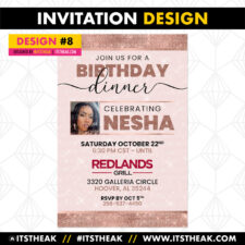 Invitation Design #8a