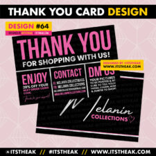Thank You Card Design #64b