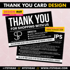 Thank You Card Design #69a