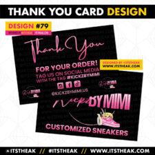 Thank You Card Design #79