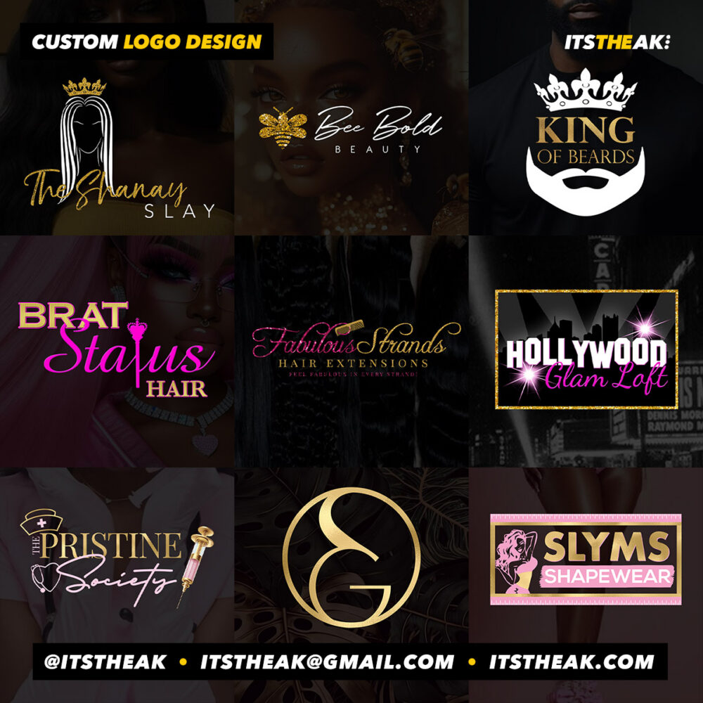Custom Logo Design Services for Beauty & Small Businesses
