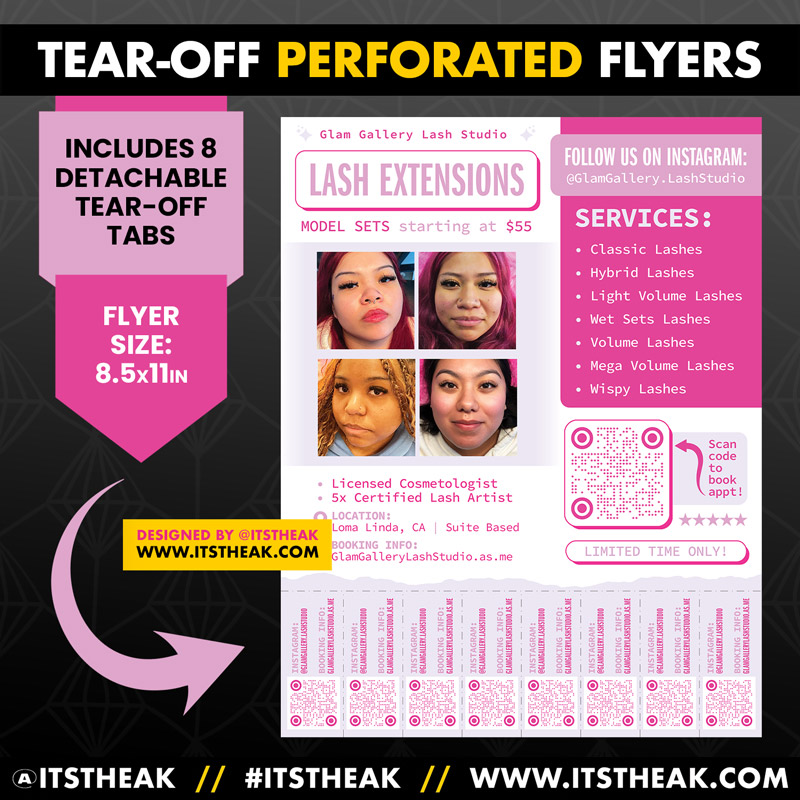 Tear-Off Perforated Flyers