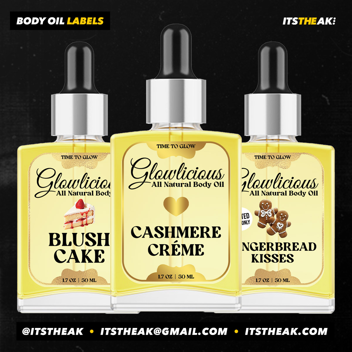 Body Oil Labels - Image 3