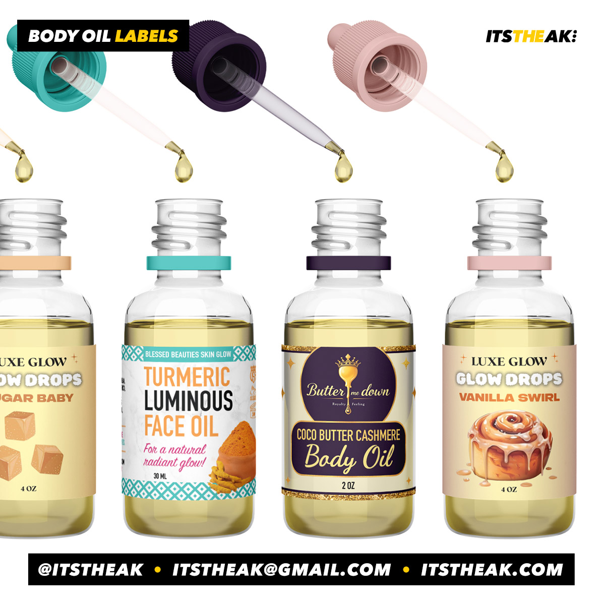 Body Oil Labels - Image 11