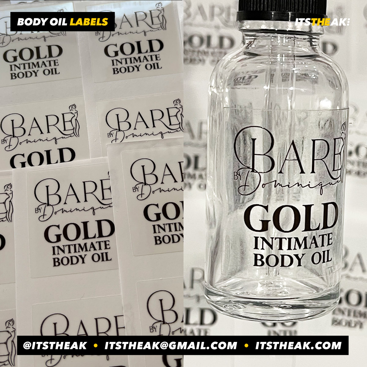 Body Oil Labels - Image 13