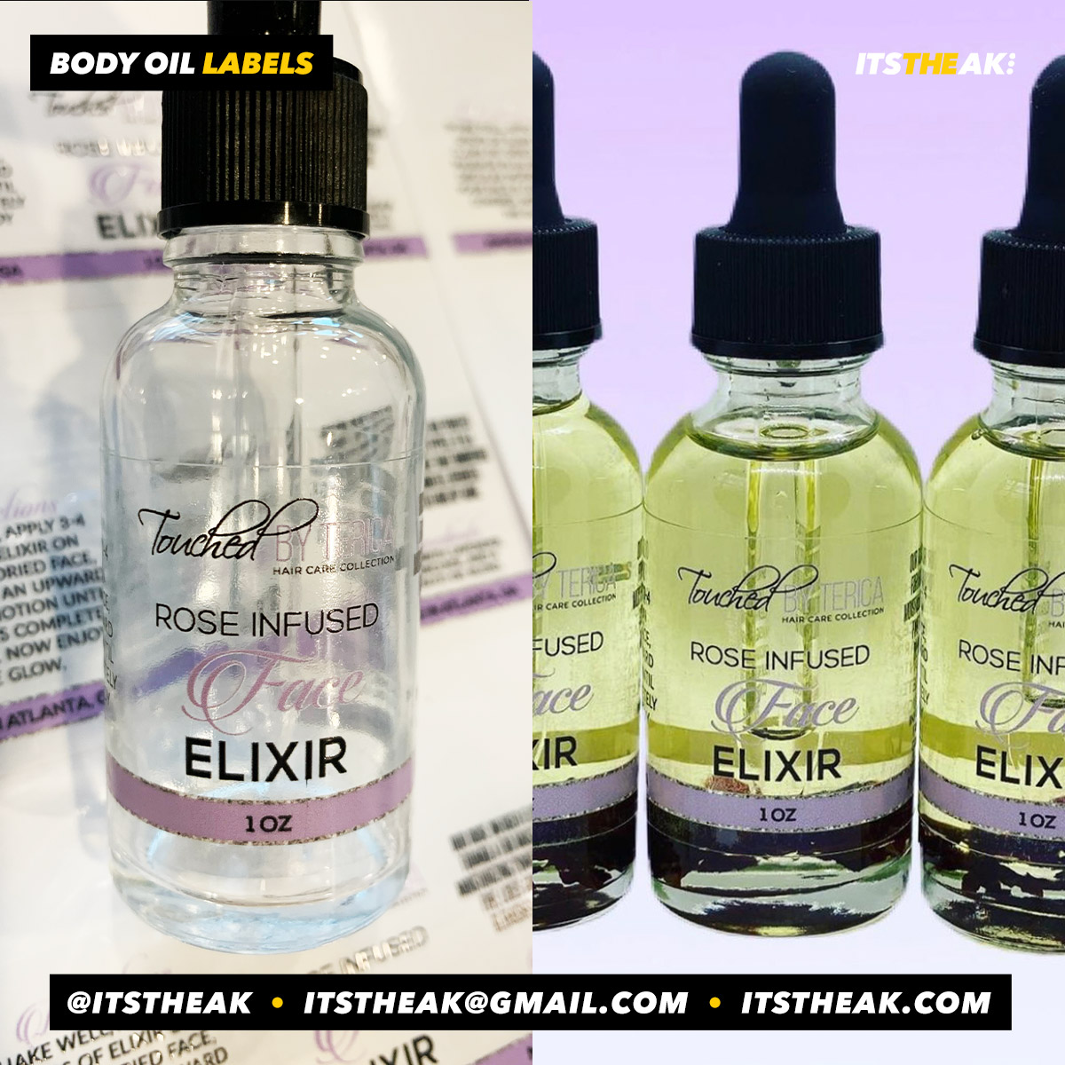 Body Oil Labels - Image 16