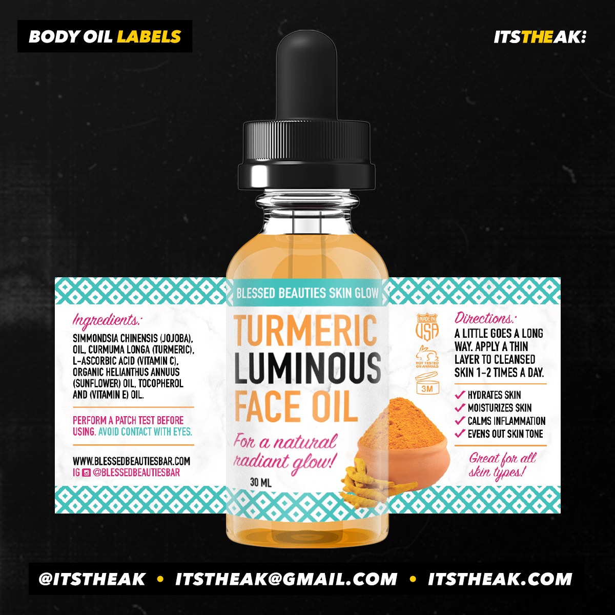 Body Oil Labels - Image 6