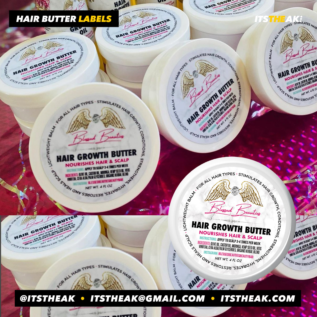 Hair Butter Labels - Image 2