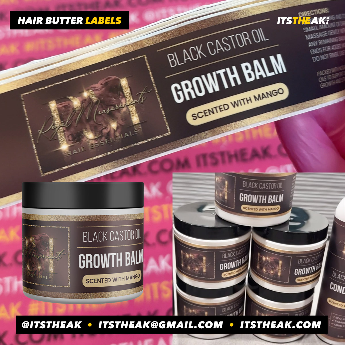 Hair Butter Labels - Image 3