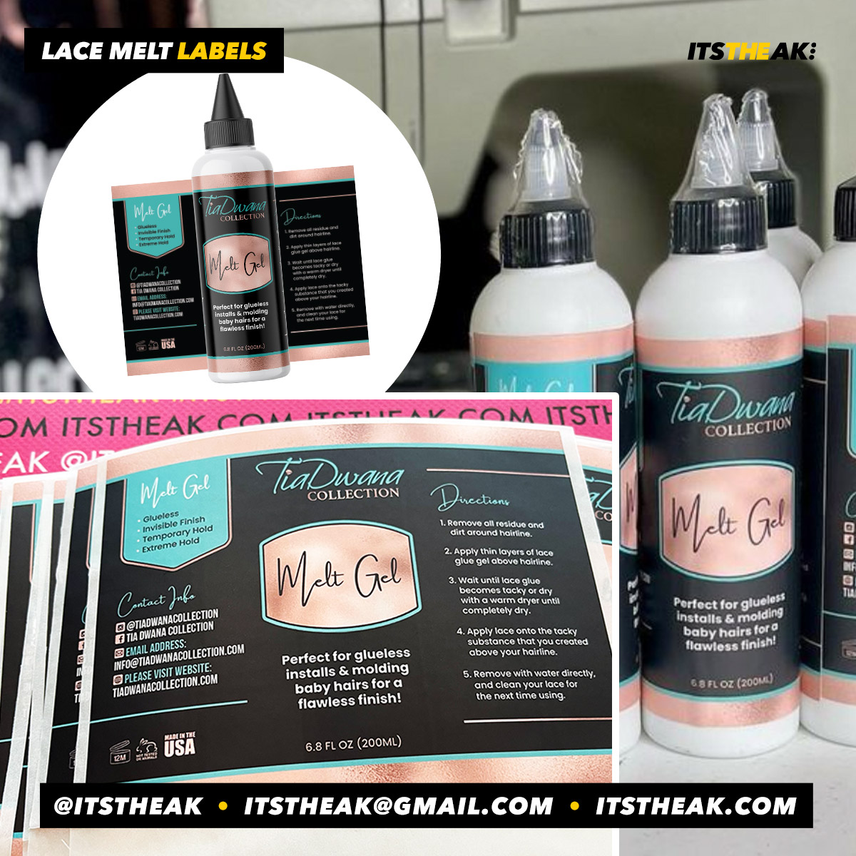 Lace Melting Spray Labels - Image 4