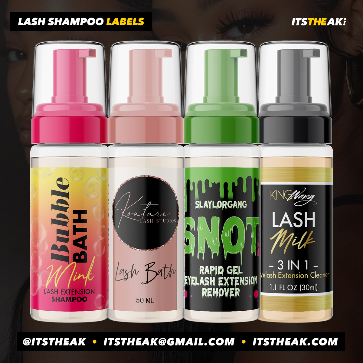 Lash Shampoo Labels - Image 4