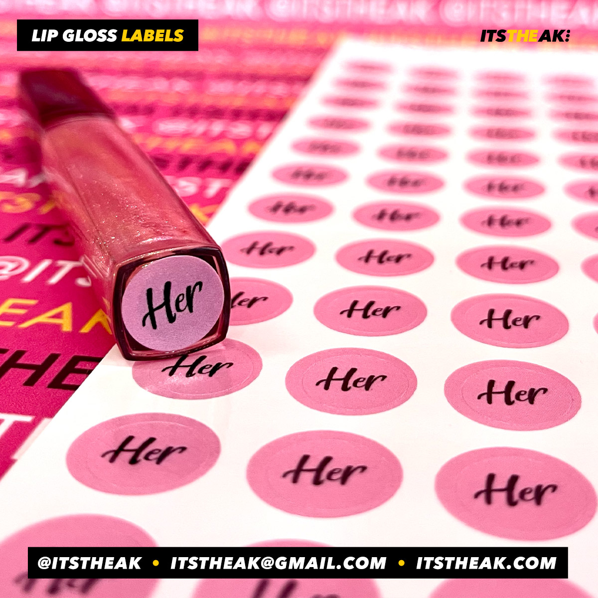 Lip Gloss Labels - Image 5