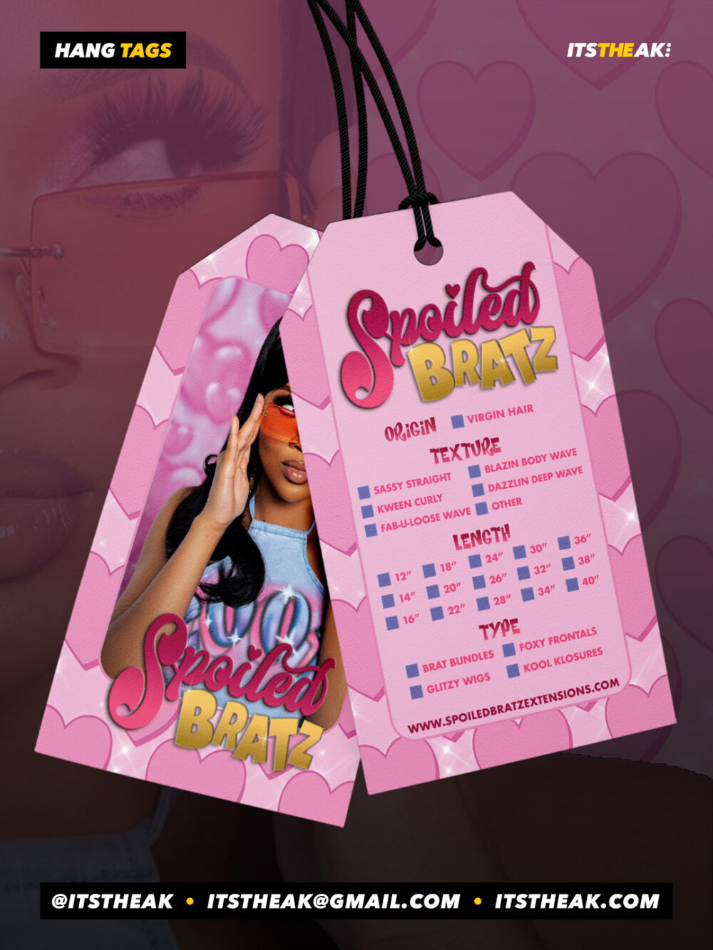 Custom Banner Hang Tags