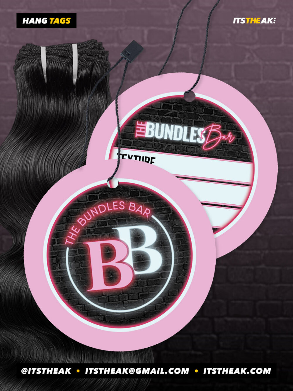 Circle Hang Tags