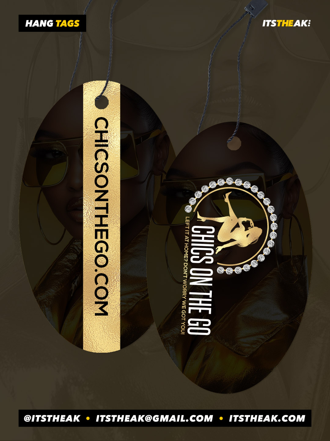 Oval Hang Tags